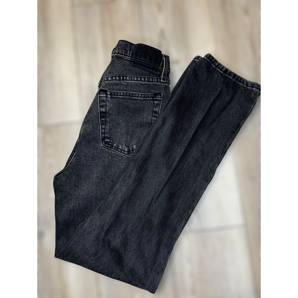 Abercrombie Fitch The Ultra Straight High Rise Womens Jeans Black Wash Size 27x4